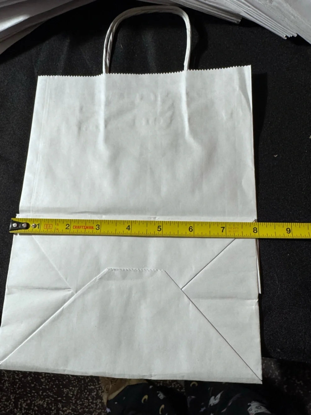 White‎ Party Gift Bags with Handles - Pack of 30